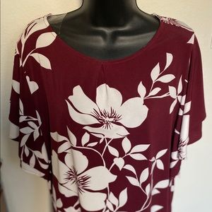 Liz Claiborne Flutter-sleeve Blouse